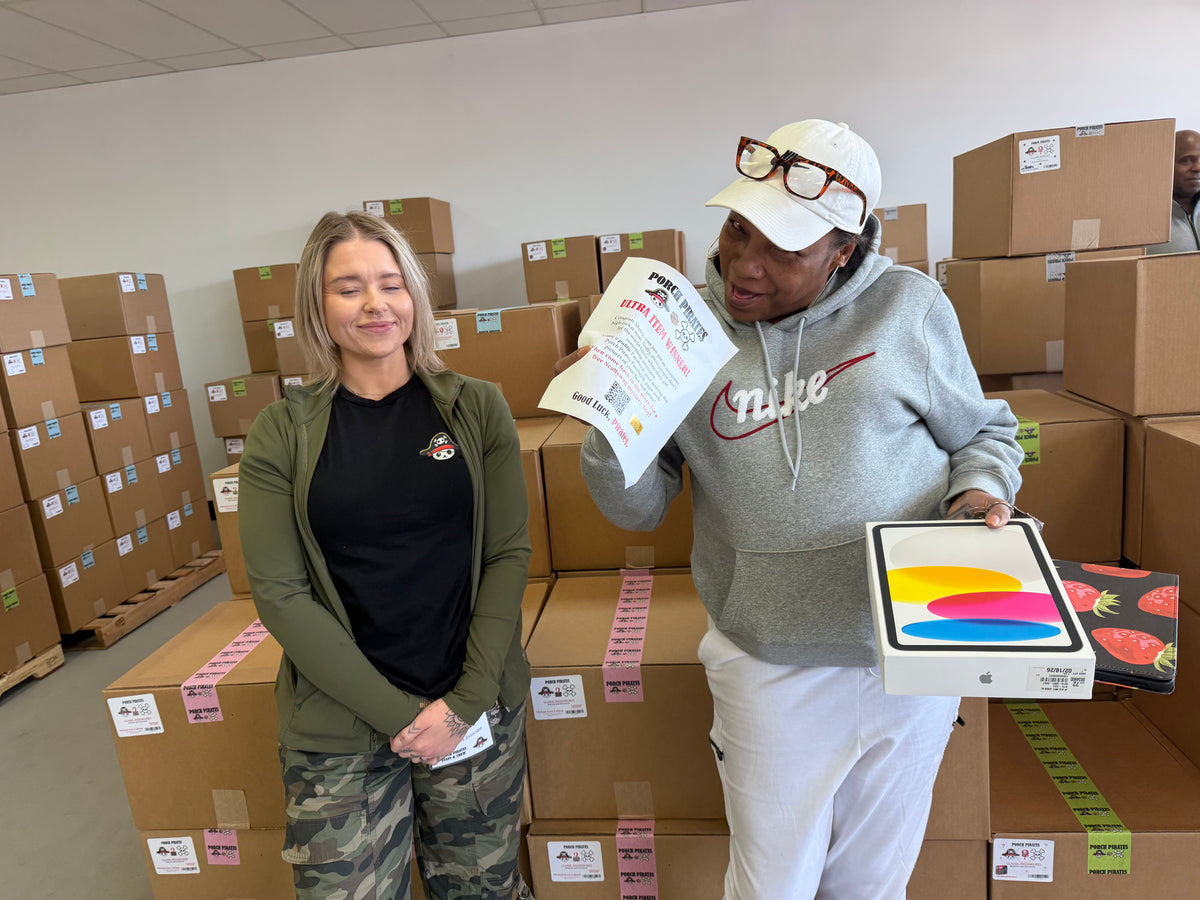 The Classic Liquidation Mystery Box - Silver Tape Apple Product Chance Box Porch Pirates