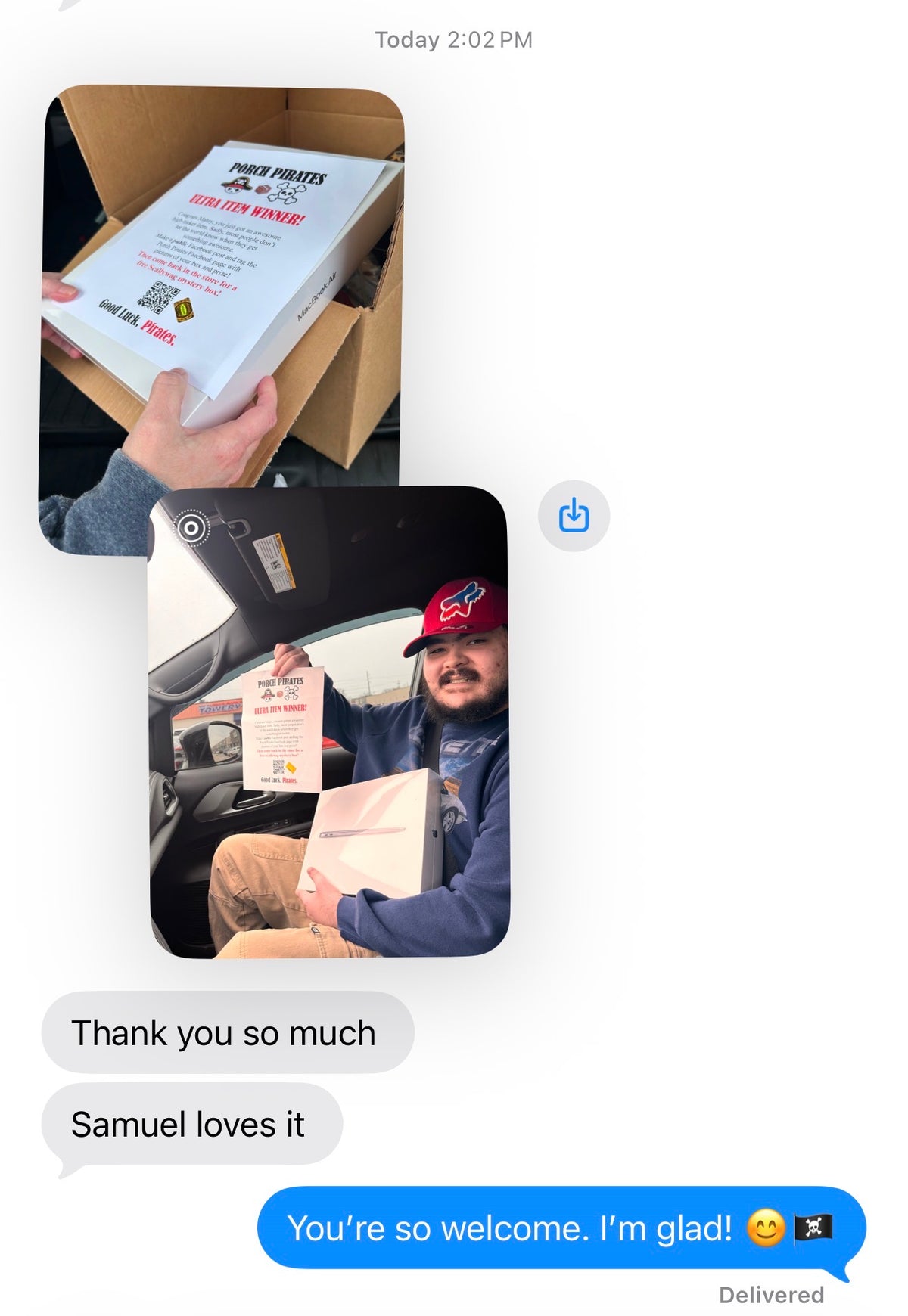 The Classic Liquidation Mystery Box - Silver Tape Apple Product Chance Box Porch Pirates