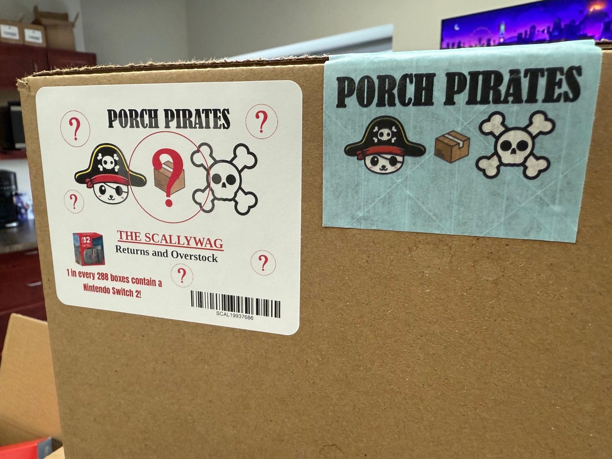 The Scallywag Mystery Box Porch Pirates