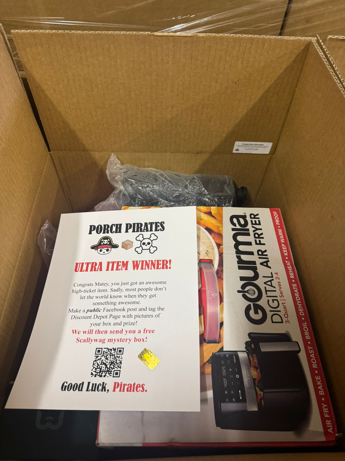 The Classic Liquidation Mystery Box - Blue Tape PS5 Chance Box Porch Pirates