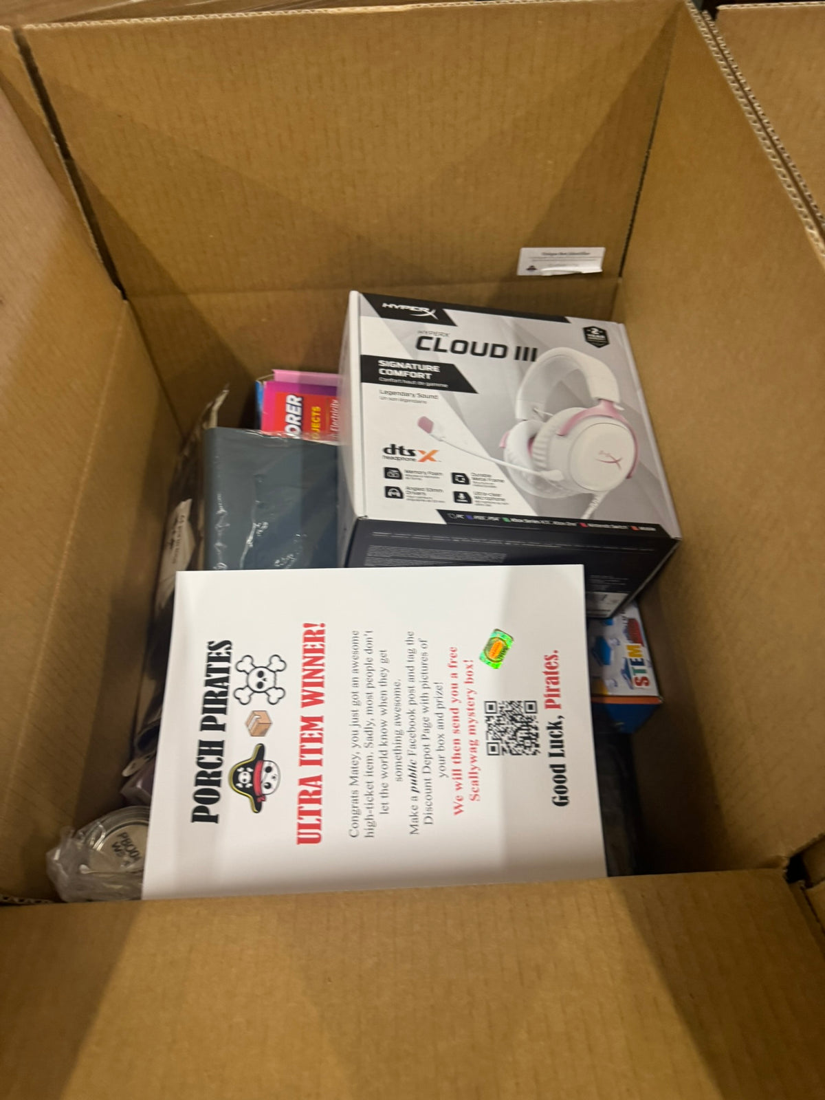 The Classic Liquidation Mystery Box - Blue Tape PS5 Chance Box Porch Pirates