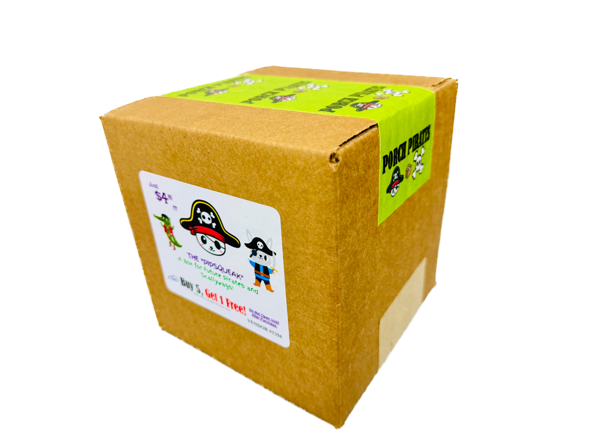 The Pipsqueak Mystery Box (4-Pack Kid's Party Bundle) Porch Pirates