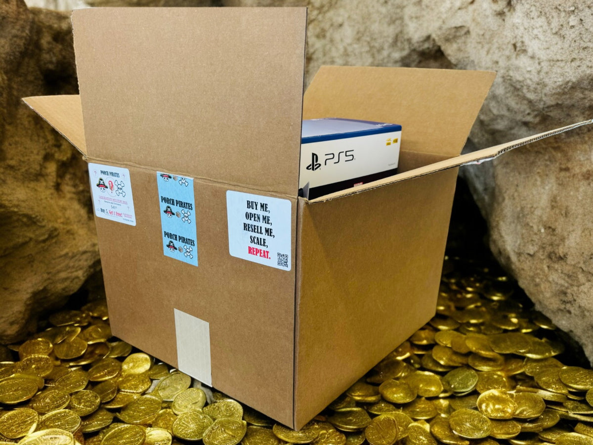 The Classic Liquidation Mystery Box - Blue Tape PS5 Chance Box Porch Pirates