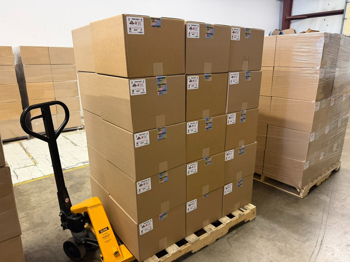 Retail Store Ready Pallet of 30 Wild Card Mystery Boxes Porch Pirates