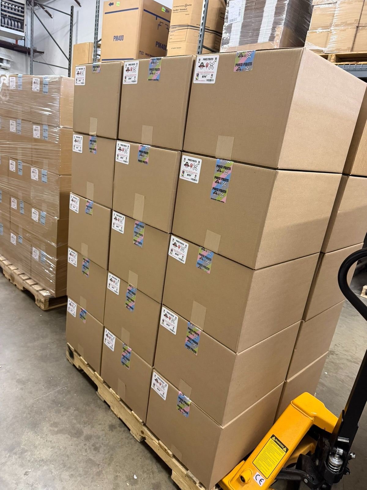 Retail Store Ready Pallet of 30 Wild Card Mystery Boxes Porch Pirates
