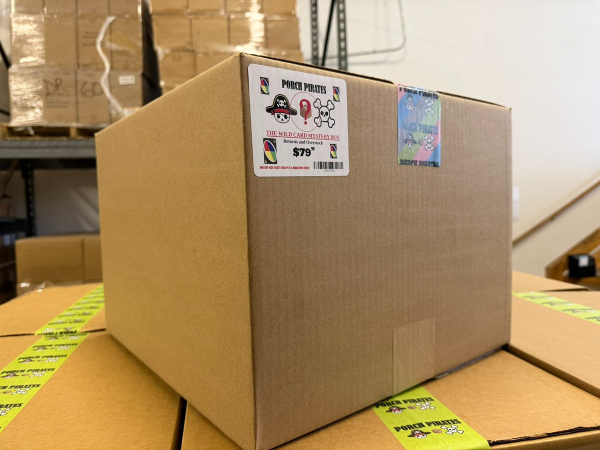 Retail Store Ready Pallet of 30 Wild Card Mystery Boxes Porch Pirates